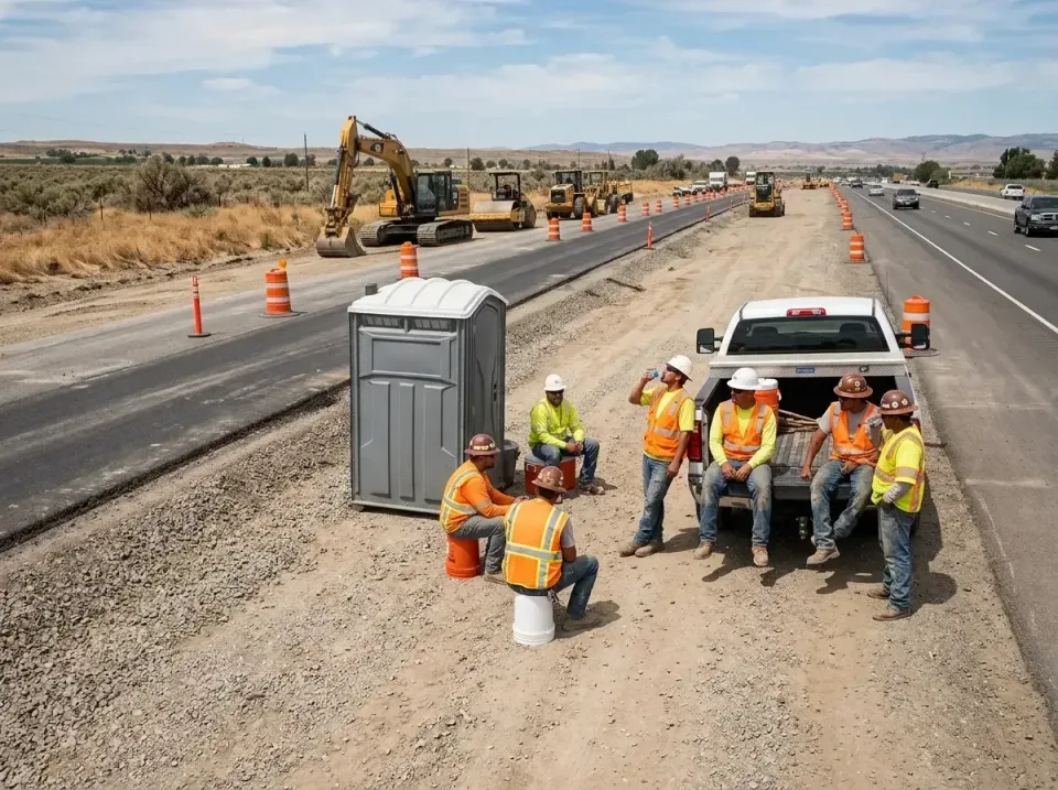 highway-road-construction-crew-007 — frequently asked questions, Porta Potty and Restroom Rentals in Sage, CA